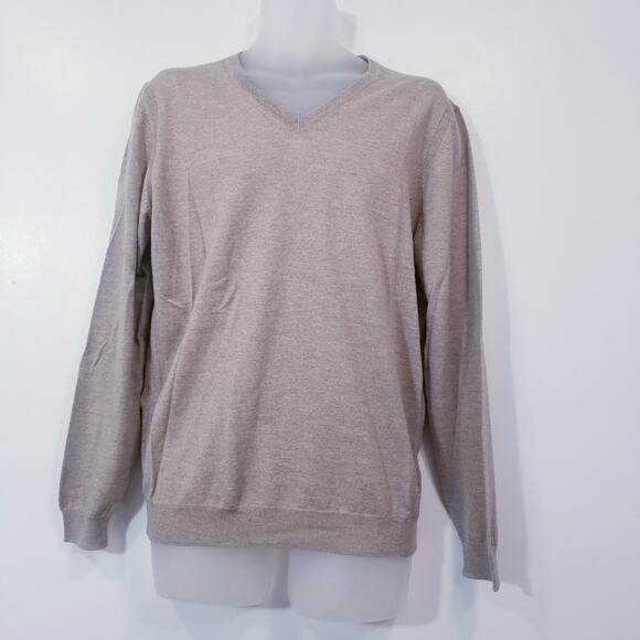 Boss Hugo Boss Slim Fit Extra Fine Merino Pullover Sweater - Picture 1 of 15